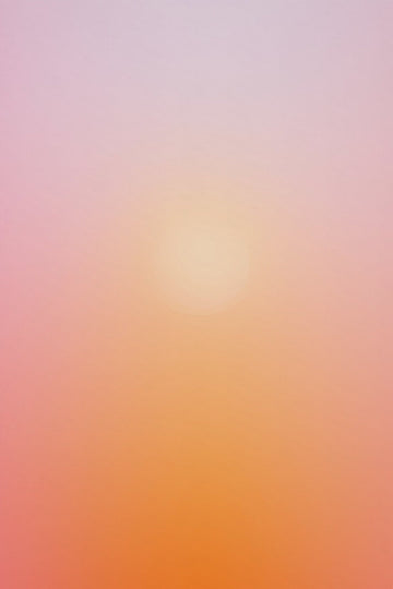 Golden Hour aura gradient wall art showing warm color therapy tones in a wellness space
