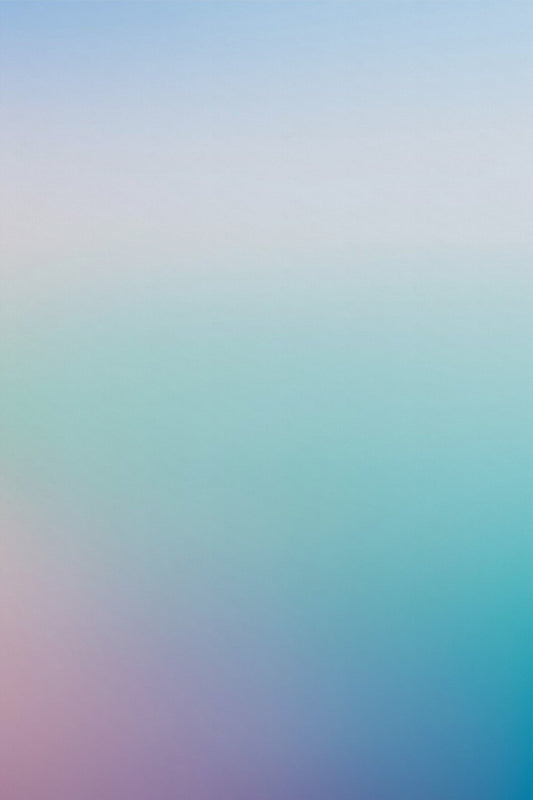 Ocean Calm aura gradient wall art styled in a bathroom, suited to humidity and steam