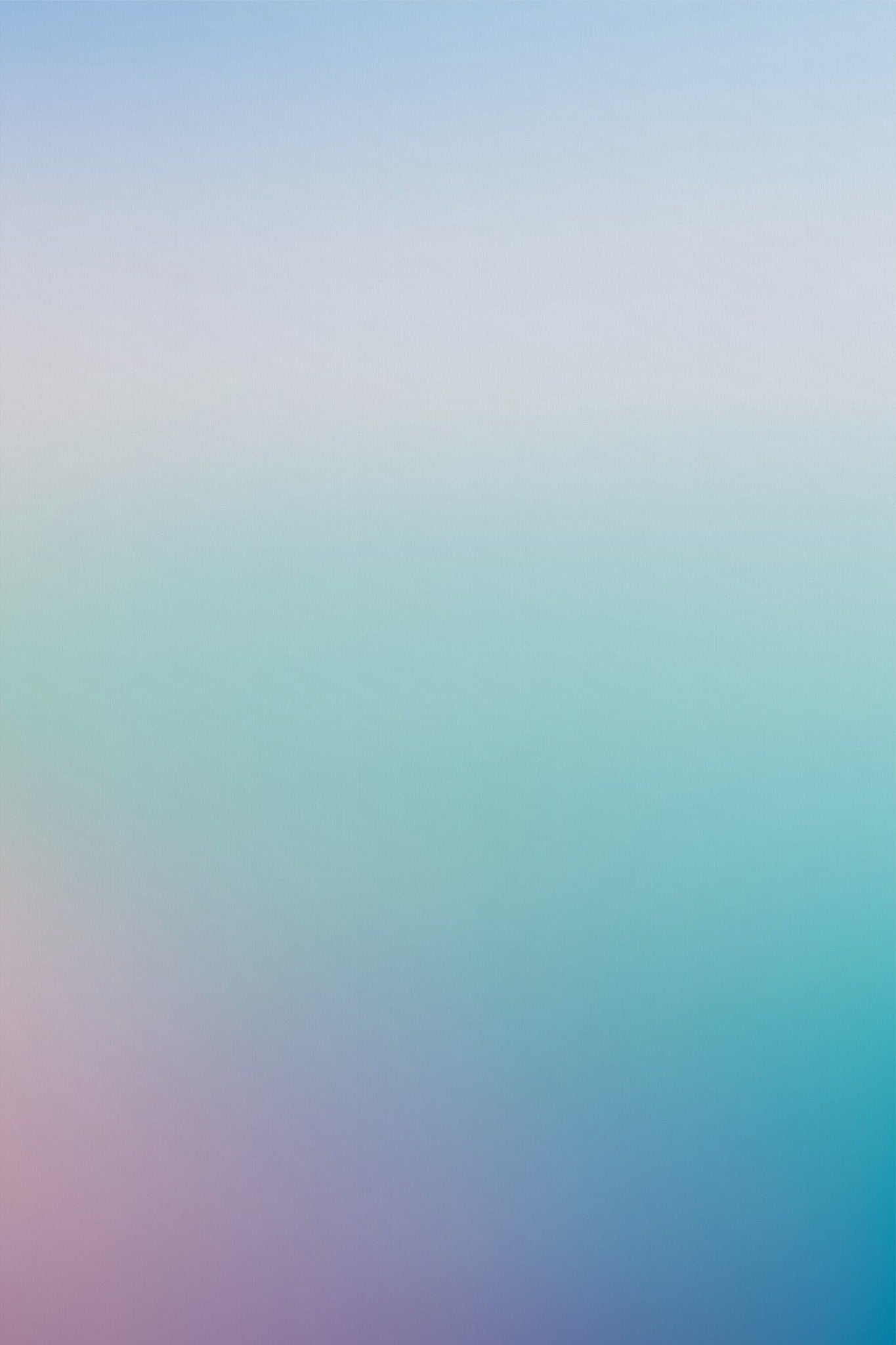 Ocean Calm: soft lavender, sage, and teal aura gradient, throat and heart chakra canvas