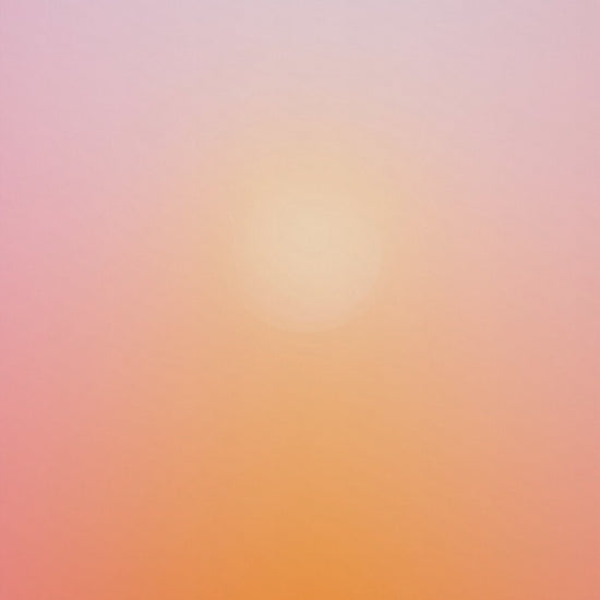 Golden Hour: soft lavender fading through peach to glowing amber, chakra aura canvas art