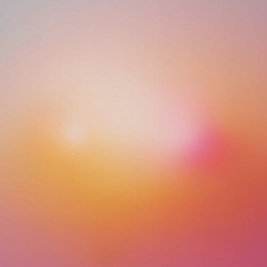 Inner Sun: warm peach, coral, and golden aura gradient, sacral chakra canvas wall art