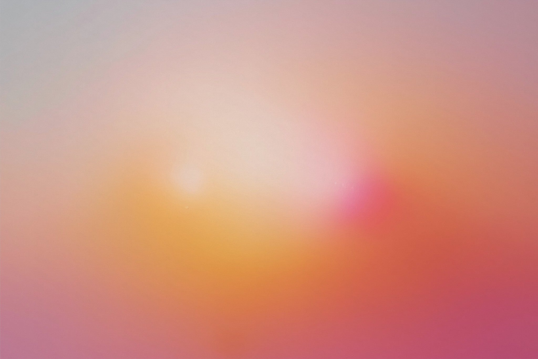 Inner Sun: warm peach, coral, and golden aura gradient, sacral chakra canvas wall art