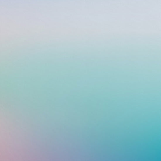 Ocean Calm: soft lavender, sage, and teal aura gradient, throat and heart chakra canvas