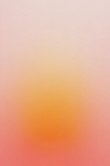 Solar Bloom: warm blush to amber and marigold aura gradient, solar plexus chakra canvas