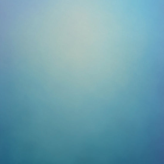 Tidal Song: sea glass green and deep marine blue aura gradient, throat chakra canvas art