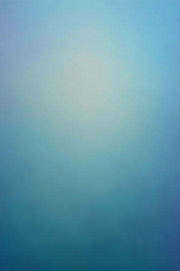 Tidal Song: sea glass green and deep marine blue aura gradient, throat chakra canvas art